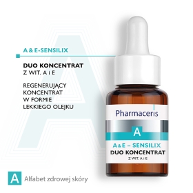 Pharmaceris A A&E–SENSILIX DUO KONCENTRAT Z WIT. A & E W 27% SKWALANIE 30 ml